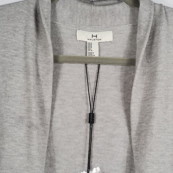 NWT H by Halson Lace Mix Sweater Cardigan in Gray - Medium - Picture 3 of 5